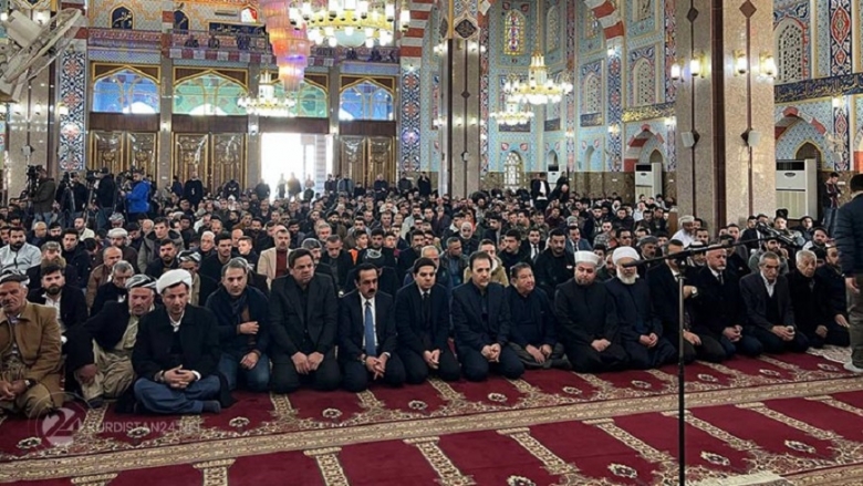 إقامة صلاة الغائب في مساجد كوردستان على ضحايا زلزال تركيا وسوريا