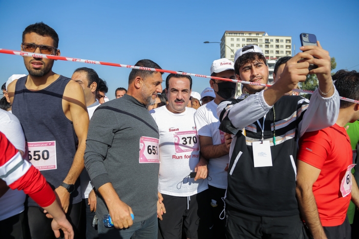 لەهەولێر، ماراسۆنی ئومێد، بۆ پاڵپشیکردن لە تووشبووانی شێرپەنجە بەڕێوەچوو