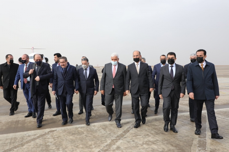 شاندێکى (چوارچێوەى هەماهەنگى) بە سەرۆکایەتى نورى مالیکى گەیشتە هەولێر