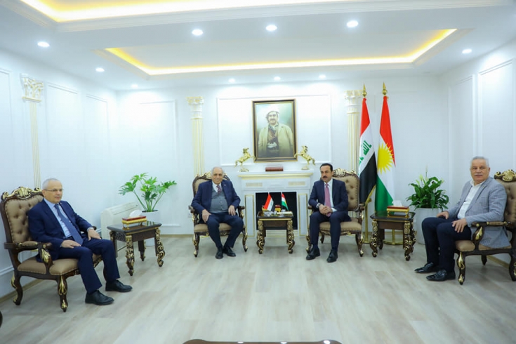 شاندێکى پەرلەمانتارانى ئەکپارتى، سەردانى پارێزگارى هەولێریان کرد
