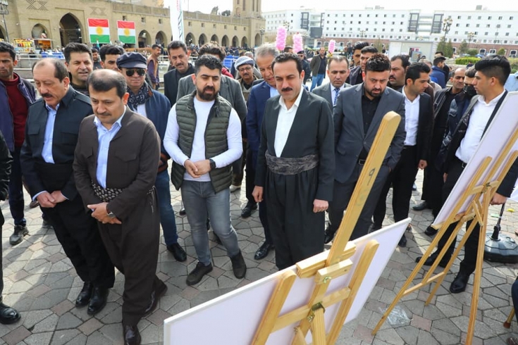لەژێرچاودێرى و ئامادەبوونى پارێزگارى هەولێر،  پێشانگایەکى فۆتۆگرافی(هەولێر لەدیدی مندا) کرایەوە