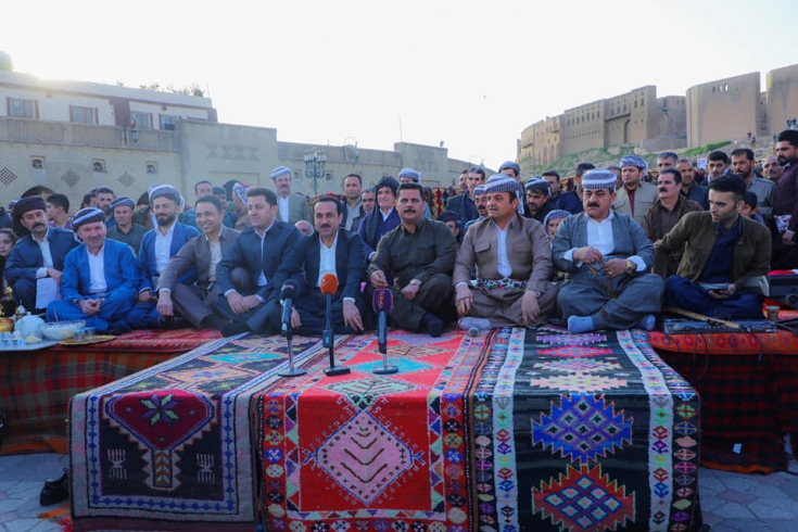 لەژێرچاودێرى پارێزگاری هەولێر، ئێوارە ئاهەنگى بەستە و حەیران بەڕێوەچوو