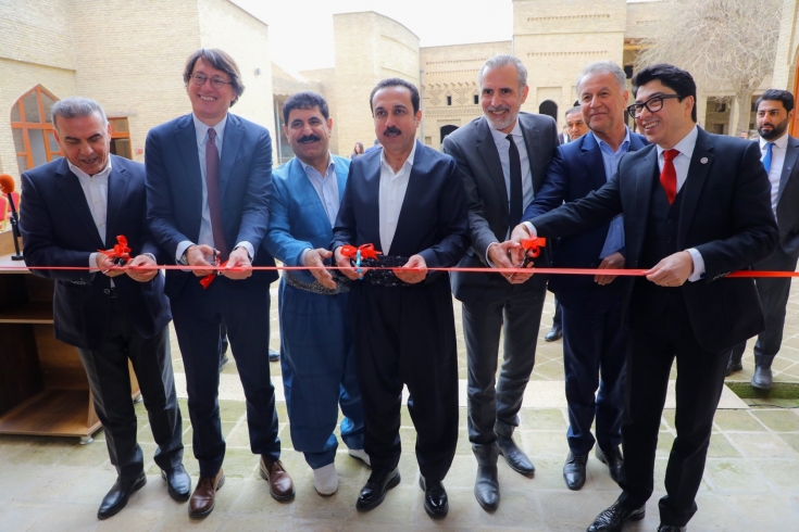 بەئامادەبوونی پارێزگاری هەولێر، سەنتەری ناساندن و گەشتیاران لەسایتی کەلەپووری جیهانی قەڵات کرایەوە
