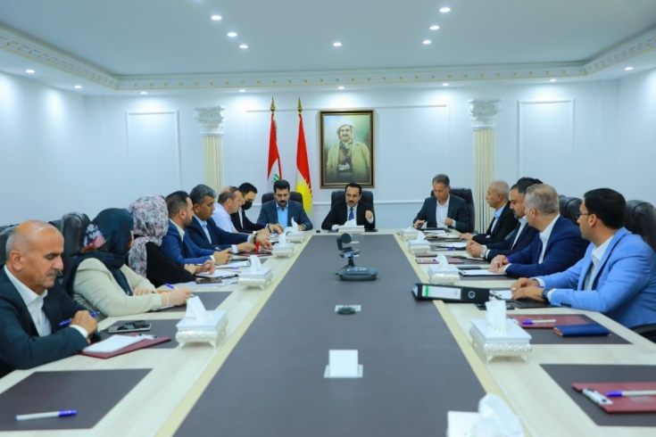 بەسەرپەرشتى پارێزگارى هەولێر، کۆبوونەوەیەکى تایبەت لەبارەى چارەسەرکردنی کەم ئاوی و ڕووبەڕووبوونەوەی کێشە و گرفتی ووشکەساڵی ئەنجامدرا