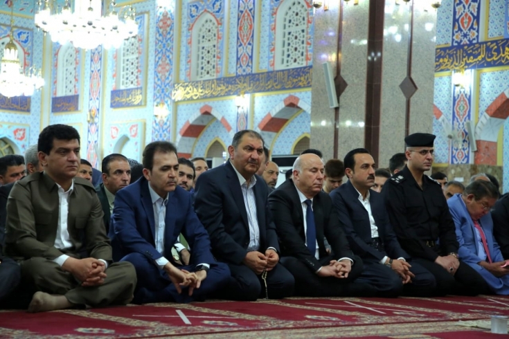 ڕێورسمی نوێژی چه‌ژنی ره‌مه‌زانی پیرۆز