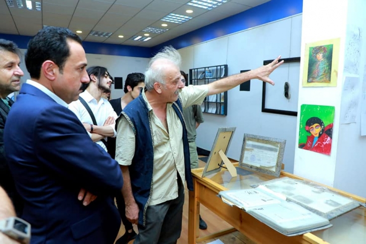 بەئامادەبوونی پارێزگاری هەولێر، پێشانگایەکی تایبەت کرایەوە