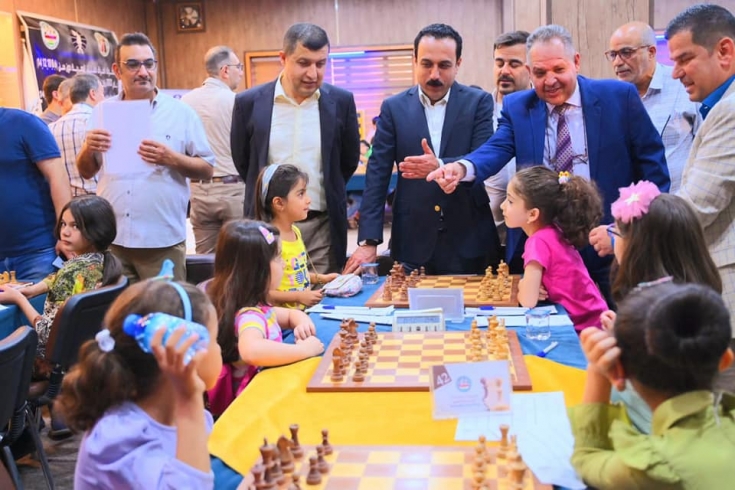 بەئامادەبوونی پارێزگاری هەولێر، پاڵەوانیەتی عێراق بۆ شەترەنج دەستی پێکرد