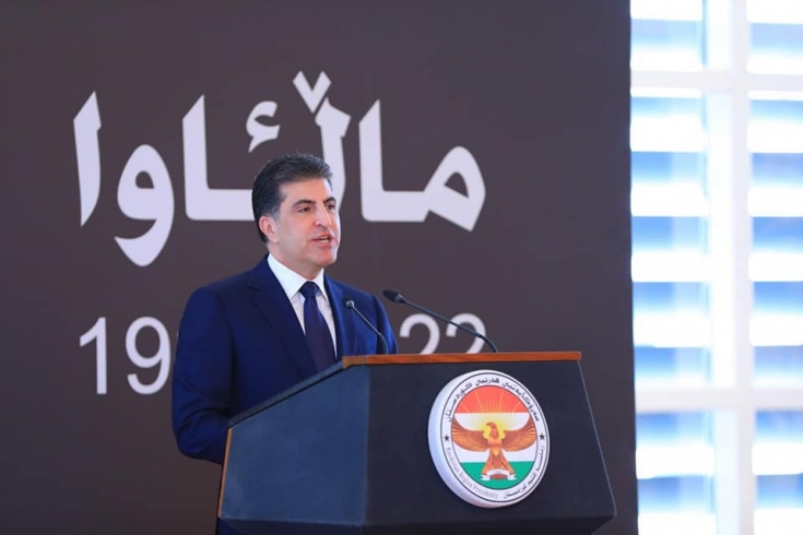 سه‌رۆكى هەرێمى کوردستان به‌شداريى ڕێوڕه‌سمى پێشوازى له‌ ته‌رمى عه‌لى قازى ‏ده‌كات
