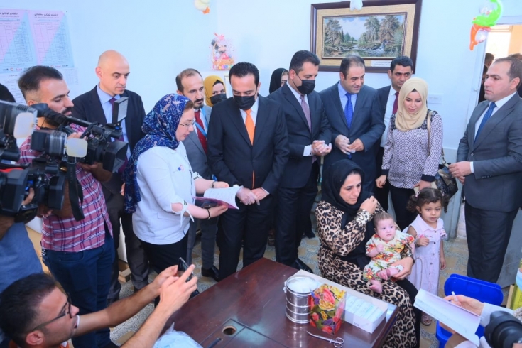 پارێزگارى هەولێر، داوا لە دایک و باوکان ده‌كات، بەشداربن لە هەڵمەتى کوتانى منداڵەکانیان و هاوکارى تیمە تەندروستیەکان بکەن