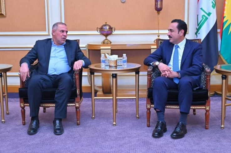 محافظ أربيل يستقبل محافظ المثنى السابق