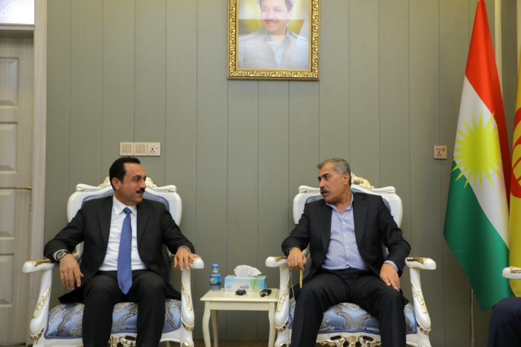 پارێزگاری هەولێر، سەردانی لقی16ی پارتی دیموکراتی کوردستانی كرد