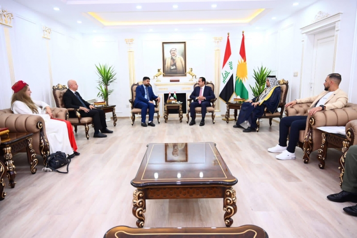 محافظ أربيل يستقبل الأمين العام لمجلس الدولي للحوار الديني الإنساني