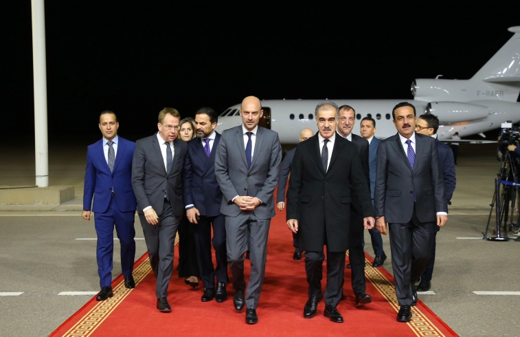 وزير الخارجية الفرنسي يصل إلى أربيل