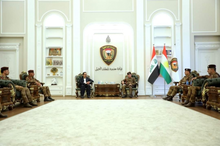 محافظ أربيل يزور قيادة المنطقة الأولى لقوات حرس الحدود