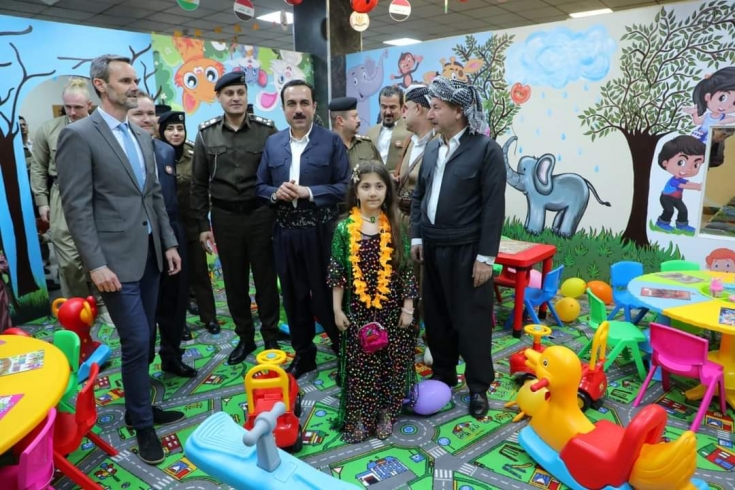 أربيل.. افتتاح مكان خاص للأطفال في مديرية الاحوال المدنية