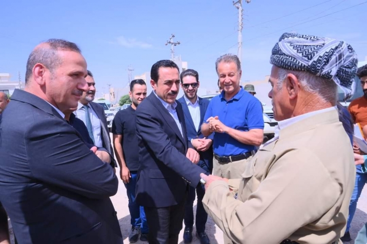 بەگوژمەی زیاتر لە(242 ملیۆن دینار) دەست بەپڕۆژەی قیڕتاوکردنی 22 شەقامی گەڕەکی هەولێری نوێ کرا