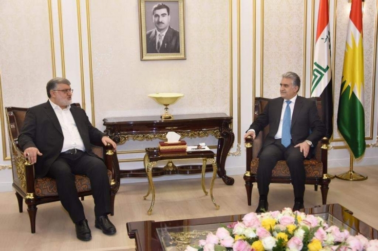 وەزیرى ناوخۆ، پێشوازی لە پارێزگاری ئازاربایجانی ڕۆژئاوای کۆماری ئیسلامی ئێران کرد