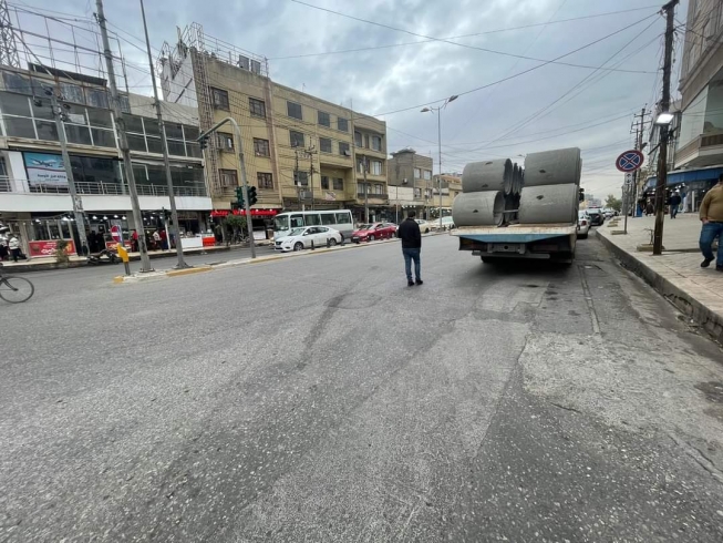 نۆژەنکردنەوەی شۆستە و شەقامی بازاڕی تەیراوە لە چواڕیانی نەورۆز تا چواڕیانی کورد و عەرەب