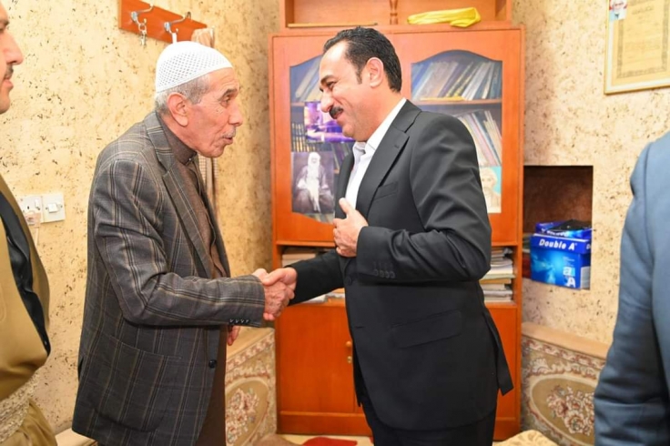 وەزیری ئەوقاف و پارێزگاری هەولێر، سەردانی تەکیەی شێخ عیرفانیان کرد