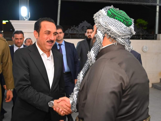 وەزیری ئەوقاف و پارێزگاری هەولێر، سەردانی شێخی باقلانیان کرد