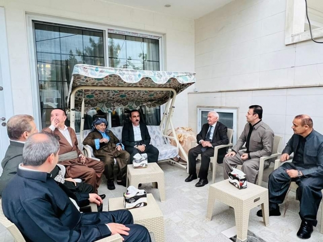 پارێزگاری هەولێر سەردانی تێکۆشەری دێرین خاڵە سەید کاکەی کرد