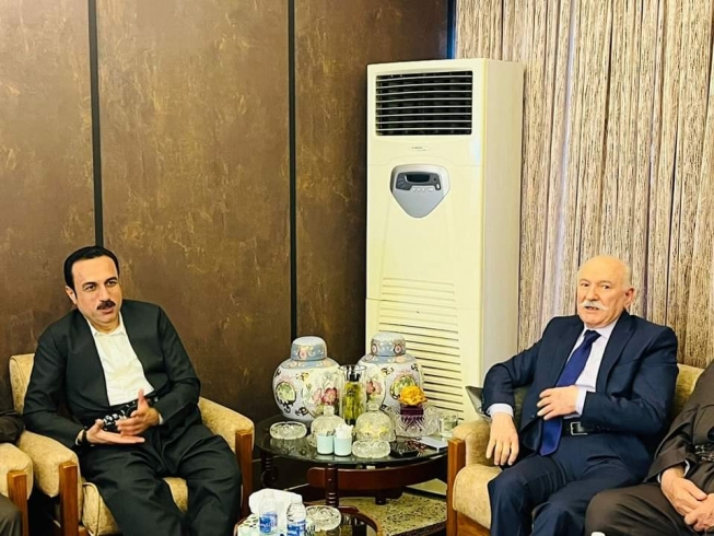 پارێزگاری هەولێر، سەردانی کەسایەتی دیاری شاری هەولێر سەنعان قەسابی کرد