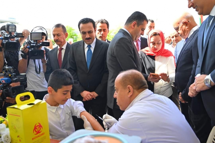 هەڵمەتی نیشتمانیی سەرتاسەری کوتانی منداڵان دژی نەخۆشی سورێژە بەردەوامە