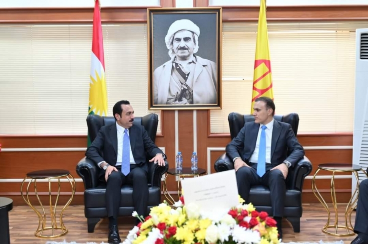 پارێزگاری هەولێر، سەردانی لقی1ی پارتی کرد