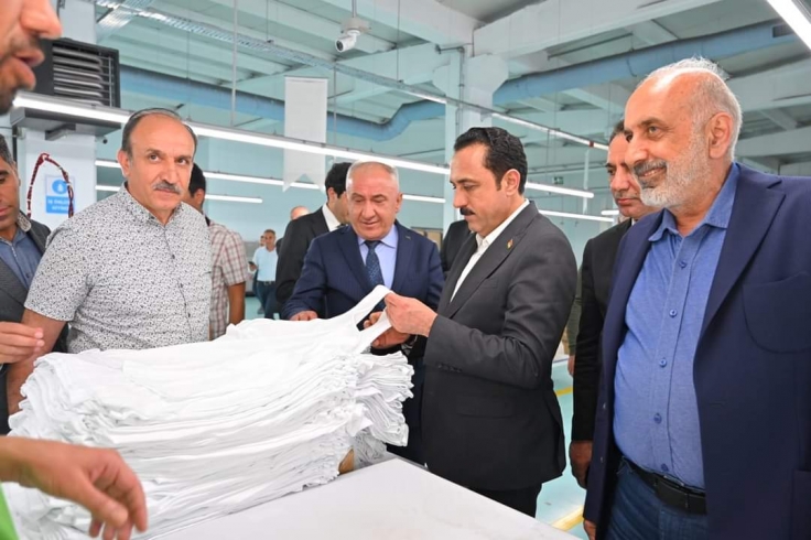 پارێزگاری هەولێر، کارگەی jiber بۆ بەرهەمهێنانى جل و بەرگی بەسەرکردەوە