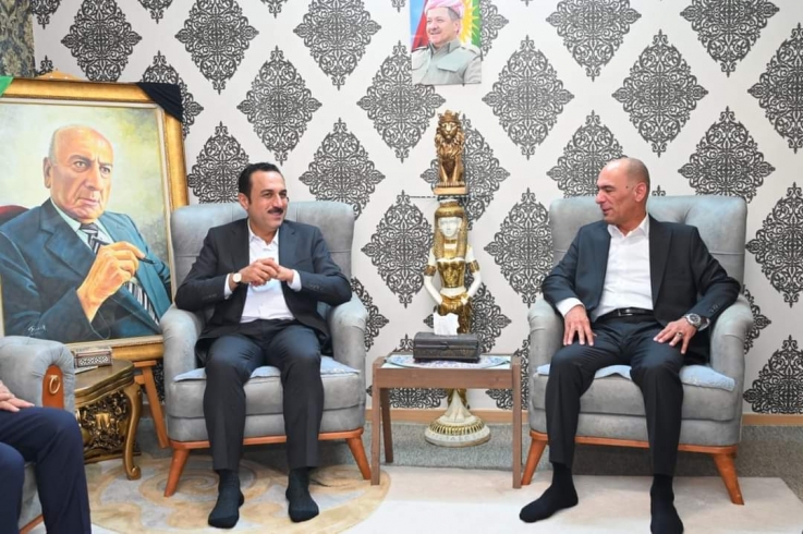 پارێزگاری هەولێر، سەردانی خانەوادەى نووسەر و ڕۆژنامەنووس و شرۆڤه‌كارى سیاسى دیاری کورد، خوالێخۆشبوو (عەبدولغەنی عەلی یەحیا بۆتانی) کرد