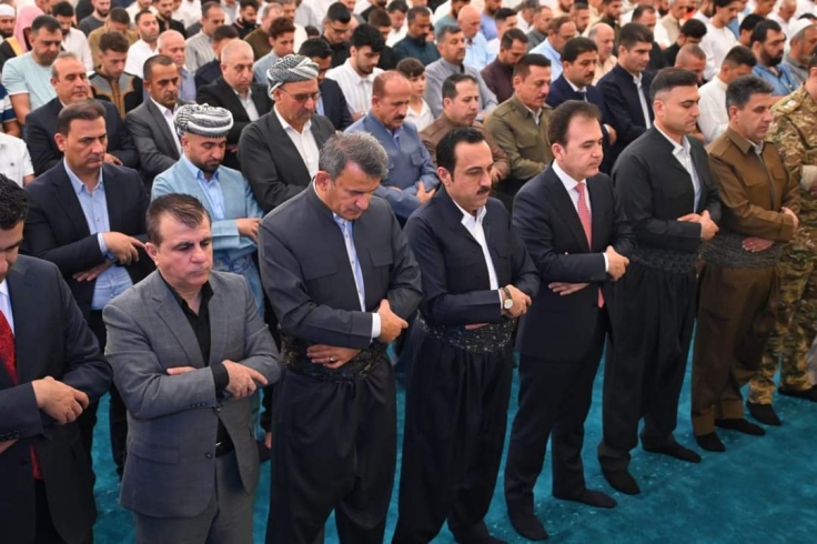 هەولێر... ڕێوڕەسمی نوێژ و گوتاری جەژنی قوربان بەڕێوەچوو