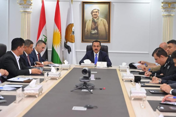 بەسەرپەرشتی پارێزگارى هەولێر، لیژنەی ئەمنی پارێزگا کۆبووەوە