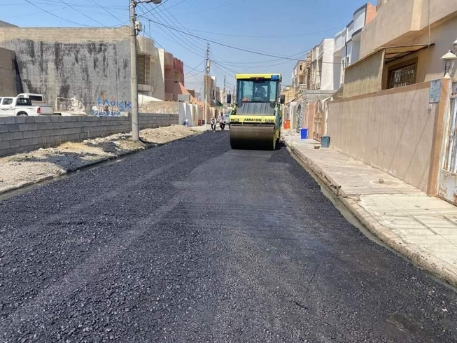 چاککردنەوەی چاڵ و شکستەکانی شەقامەکان بەردەوامە 