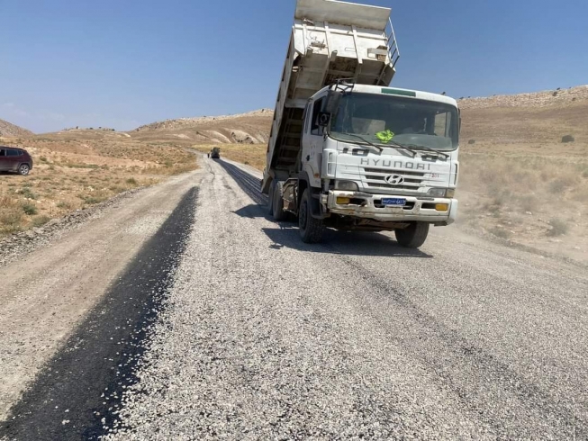 چاککردنەوەى ڕێگەی (رێگای سەرەکی (ئاژگە_دوین)