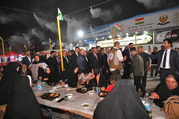 راگه‌یێنراوى لیژنه‌ى بالاى پێشوازى كردن له‌ زیاره‌تكارانى چله‌ى ئیمام حوسین  به‌ بۆنه‌ى كۆتایى هاتنى پرۆسه‌كه‌