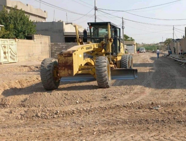بە گوژمەى زیاتر لە ( 1 ملیار دینار )... کارکردن لە پڕۆژەی قیڕتاوکردن و کونکریتکردنى شەقام و کۆڵانەکانى هەردوو گوندى ( گردەچاڵ، بنبێرز ) بەردەوامە