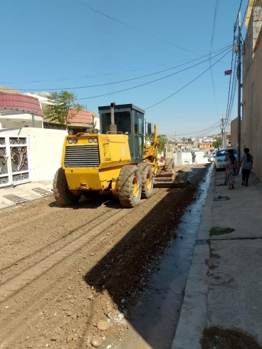 مه‌لائۆمه‌ر ..  به‌ گوژمه‌ی (495 ملیۆن دینار) دەستکرا بە پڕۆژەى دروستکردنى شەقام و قیرتاوكردن