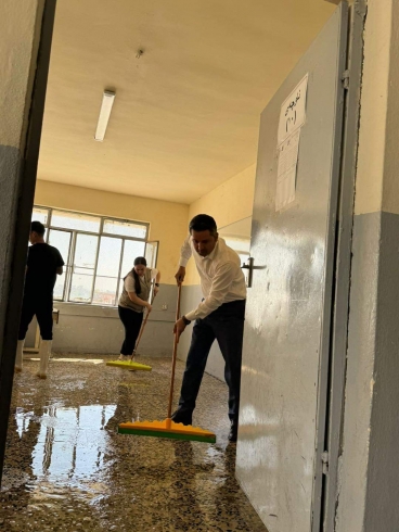 هەولێر .. دەست بەپاککردنەوەى قوتابخانەکان کرا