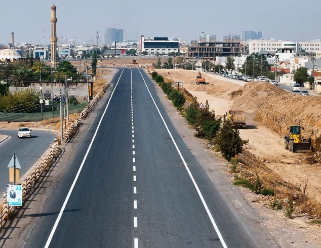 هێلکاری شەقامەکان بەردەوامە