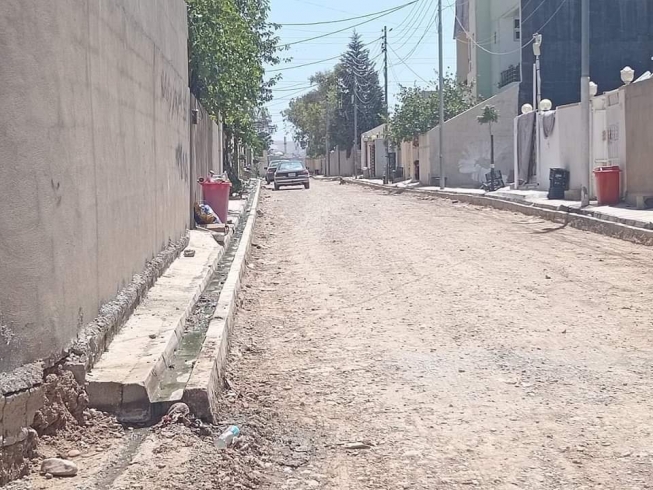 شاوێس... کۆنکریتکردنی شەقامە ناوخۆییەکانی ( کەلەکین و ئازادی ) 