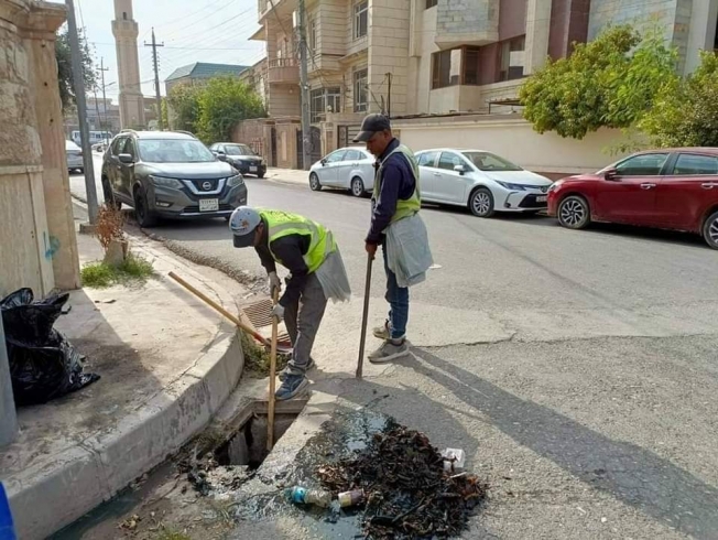 وەک ئامادەکاری بۆ بارانبارینی چەند رۆژی داهاتوو