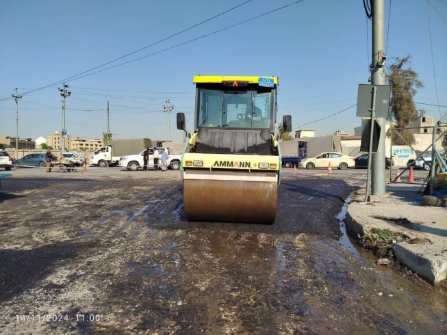 چاککردنی چاڵ و شکستی شەقامەکان