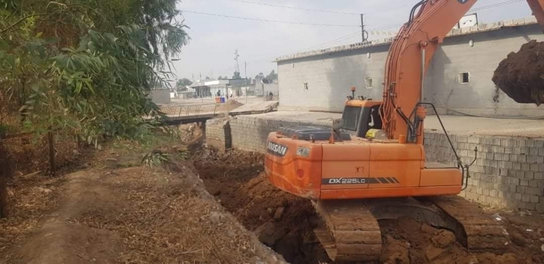 بەحرکە... پاککردنەوە و رێکخستنی رێرەوی سروشتی ئاوی باران 