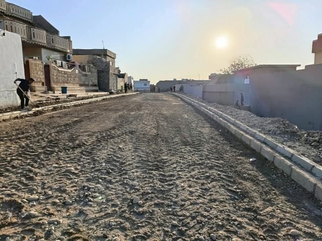 خەبات ..  کۆنکریتکردنی چەند شەقامێک