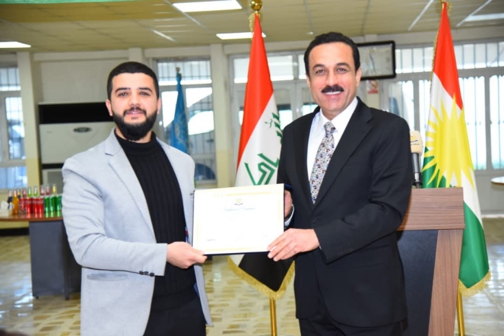 هەولێر ... بڕوانامەی بەشداربوون بەخشرایە ( 165 ) بەشداربووى خولە جۆراو جۆرە پیشەییەکان