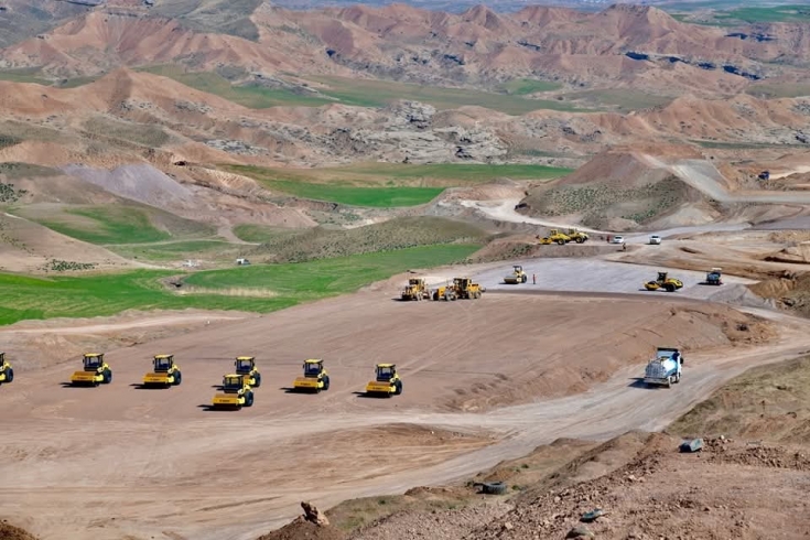 کارکردن لە پڕۆژەی جووت سایدی ڕێگای( هەولێر - كۆیە ) بەردەوامە 