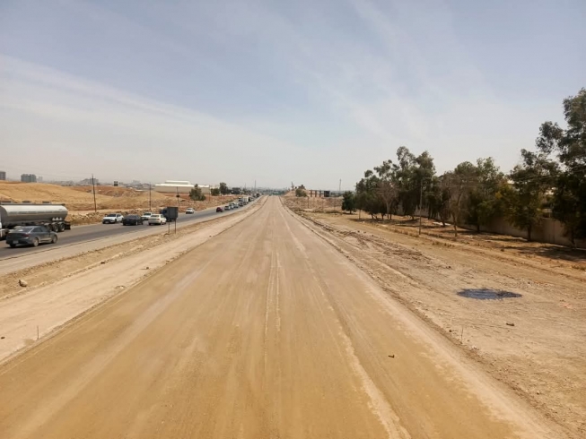 کارکردن لە نۆژەنکردنەوەی ڕێگاى ( هەولێر - خەبات ) بەردەوامە
