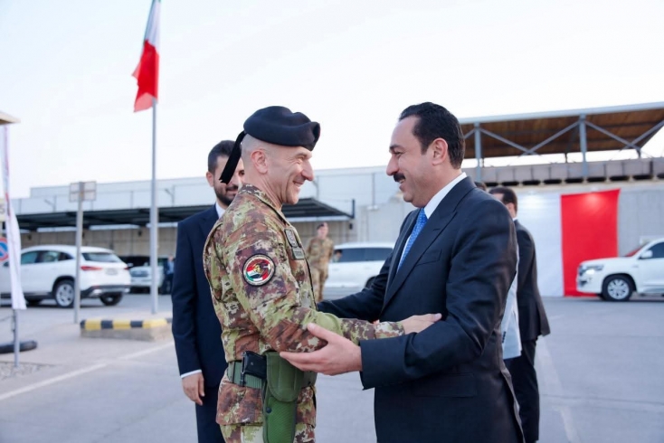 هەولێر... ئیتاڵیا فەرماندەی هێزەکانی خۆی لە هەرێمی کوردستان گۆڕی