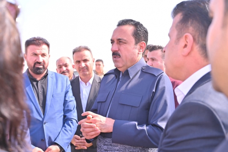 پارێزگاری هەولێر، پڕۆژەی دانانی سەرەبلۆک و کردنەوەی شەقامی لە زەوییەکانی 