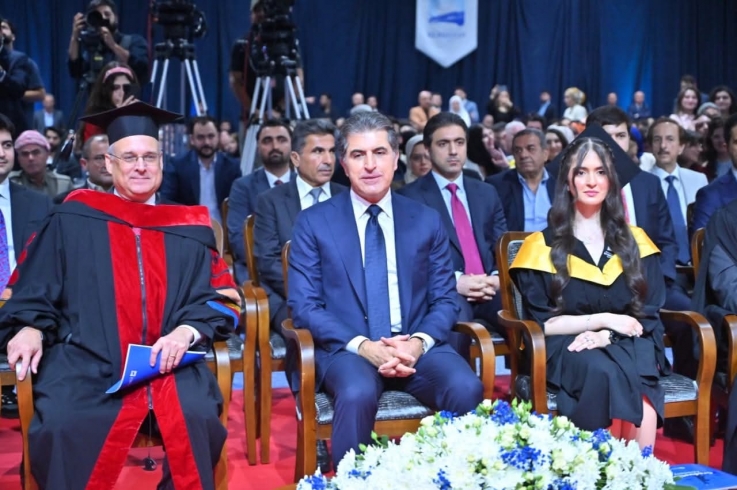 بە ئامادەبوونی سەرۆکی هەرێمی کوردستان، ڕێوڕه‌سمى ئاهه‌نگى ده‌رچوونى 2025ى زانكۆى كوردستان ـ هه‌ولێر بەڕێوەچوو